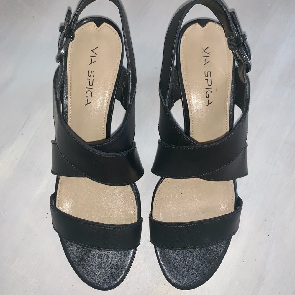 Via Spiga Black Heels - Size 8